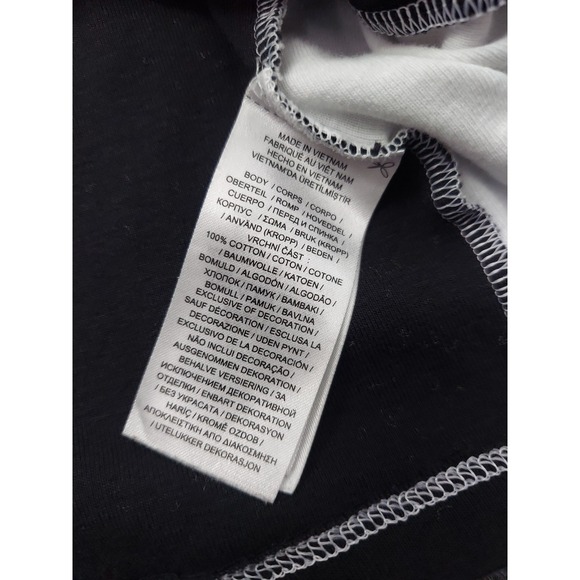 LRL Ralph Lauren Shirt Womens Large Black White Colorblock Boat Neck Career - Picture 9 of 10